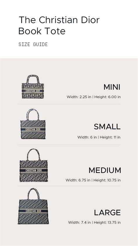 dior by dior buch|dior book tote sizes.